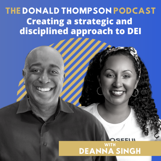podcast cover art with Deanna Singh